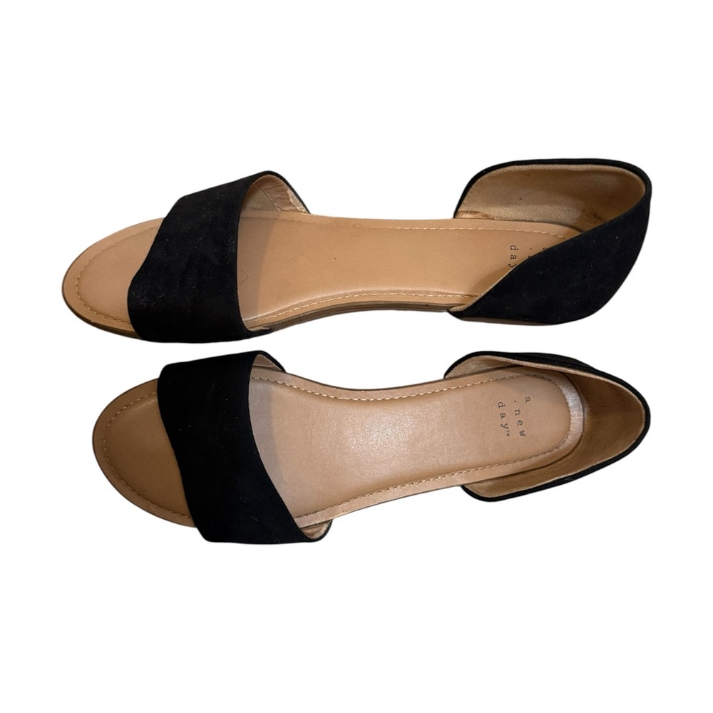 A New Day | Black suede flats size 9